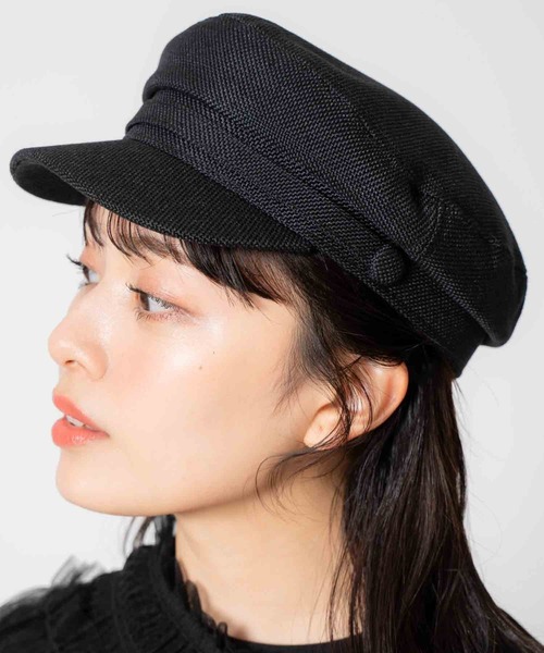 NOELA（ノエラ）の「キャスケット（キャスケット・レディース・ブラック/ベージュ/オフホワイト・フリー）」の4枚目の写真