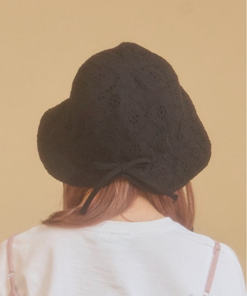 kaorinomori(カオリノモリ)の「kaorinomori レーブチューリップ / カオリノモリ(ハット・レディース・クリーム/ブルー/ブラック・M/57.5cm)」の6枚目の写真