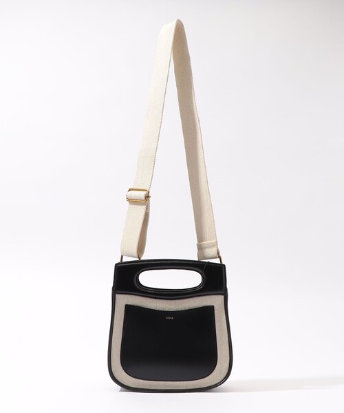 soeur(スール)の「Soeur CHERI レザー×キャンバス ハンドバッグ(ハンドバッグ・レディース・ブラック系その他・FREE)」の10枚目の写真