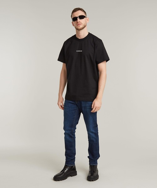 G-STAR（ジースター）の「CENTER CHEST LOGO LOOSE T-SHIRT/ブランドロゴルーズT（Tシャツ/カットソー・メンズ・ホワイト/ダークブラック・X-LARGE/SMALL/MEDIUM/LARGE/X-SMALL）」の11枚目の写真