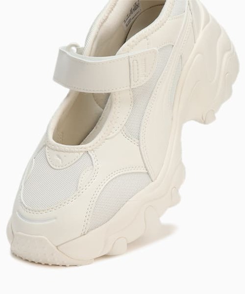 PUMA（プーマ）の「PUMA/プーマ レディース サンダル 厚底 WMS パルサー ウェッジ 398677（サンダル・レディース・ホワイト/ブラック・23.0cm/24.0cm/25.0cm）」の8枚目の写真