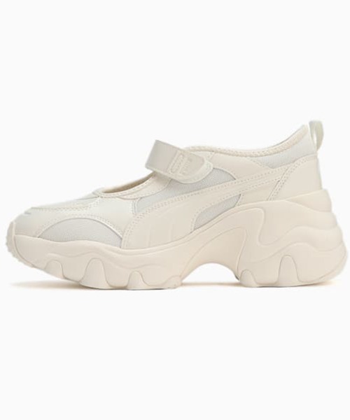 PUMA（プーマ）の「PUMA/プーマ レディース サンダル 厚底 WMS パルサー ウェッジ 398677（サンダル・レディース・ホワイト/ブラック・23.0cm/24.0cm/25.0cm）」の5枚目の写真