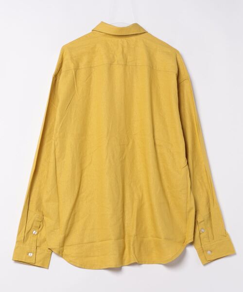 ROUGH TRADE(ラフトレード)の「麻レーヨン 長袖レギュラーカラーシャツ(M1)(シャツ/ブラウス・メンズ・アイボリー/ミント/イエロー/チャコールグレー・X-LARGE/LARGE/MEDIUM)」の5枚目の写真