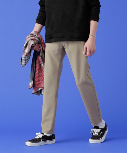 Apo(s)ture（アポスチャー）の「PETE-001/合繊スキニーパンツ（その他パンツ・メンズ・ブラック/チャコール/ベージュ/グリーン・XS/S/M/L/XL）」の5枚目の写真