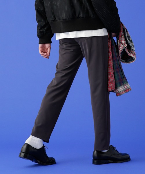 Apo(s)ture（アポスチャー）の「PETE-001/合繊スキニーパンツ（その他パンツ・メンズ・ブラック/チャコール/ベージュ/グリーン・XS/S/M/L/XL）」の19枚目の写真