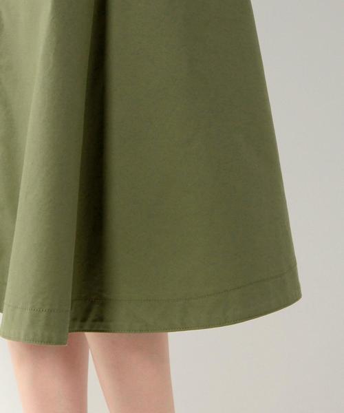 UNITED ARROWS（ユナイテッドアローズ）の「UWMF C/PU MLT フレアスカート◆（スカート・レディース・オリーブ・38/36）」の5枚目の写真