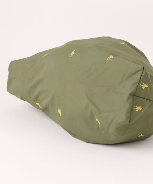 POLO RALPH LAUREN（ポロ ラルフ ローレン）の「ポケッタブル レインバック ポロポニー ドット（トートバッグ・レディース・サックスブルー/ベージュ/カーキ/ネイビー・FREE）」の5枚目の写真