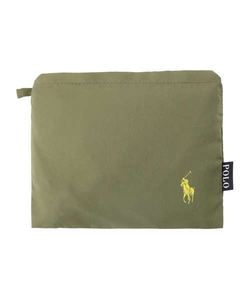 POLO RALPH LAUREN（ポロ ラルフ ローレン）の「ポケッタブル レインバック ポロポニー ドット（トートバッグ・レディース・サックスブルー/ベージュ/カーキ/ネイビー・FREE）」の10枚目の写真