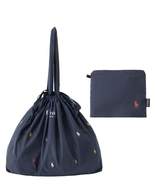 ポケッタブル レインバック ポロポニー ドット（トートバッグ）｜POLO