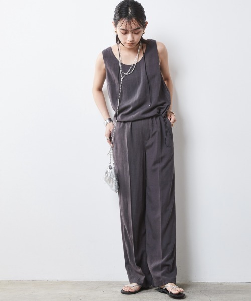 CHIC STYLE(シックスタイル)の「<大きいサイズ>ロングチェーンラリエットネックレス シックスタイル(ネックレス・レディース・シルバー系・FREE)」の3枚目の写真