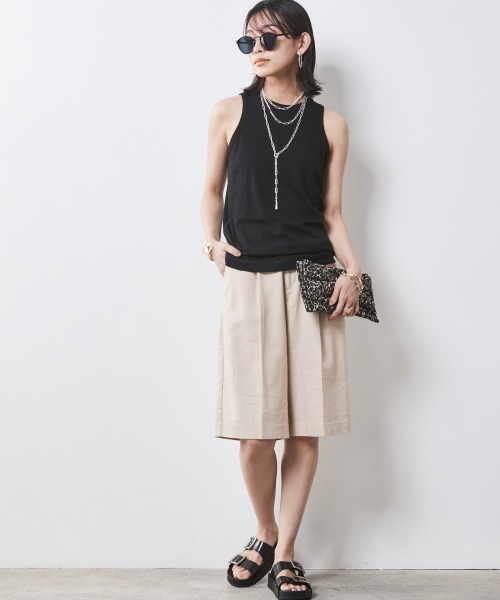 CHIC STYLE(シックスタイル)の「<大きいサイズ>ロングチェーンラリエットネックレス シックスタイル(ネックレス・レディース・シルバー系・FREE)」の4枚目の写真