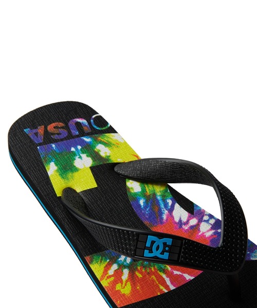 DC SHOES（ディーシーシューズ）の「Ks SPRAY GRAFFIK/DCキッズビーサン(ビーチサンダル）（サンダル・キッズ・ブラウン/ブラック系その他/ブラックミックス/ホワイト×ブラック/グリーン系カモフラージュ・18cm/24cm/23cm/22cm/21cm/20cm/19cm/17cm）」の3枚目の写真