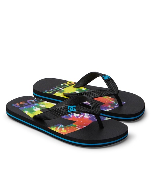 DC SHOES（ディーシーシューズ）の「Ks SPRAY GRAFFIK/DCキッズビーサン(ビーチサンダル）（サンダル・キッズ・ブラウン/ブラック系その他/ブラックミックス/ホワイト×ブラック/グリーン系カモフラージュ・18cm/24cm/23cm/22cm/21cm/20cm/19cm/17cm）」の16枚目の写真