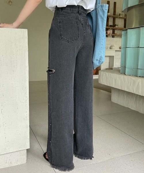D.I.A jeans Western フリンジデニムsize25 新品 ワンフォークロージング 1111clothing ワイドデニム メンズ