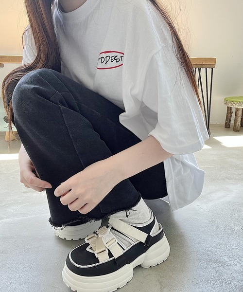 靴 nana セール】ベルト厚底シューズ（スニーカー）｜Nana(ナナ)（ナナ）の