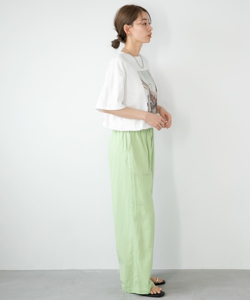 URBAN RESEARCH Sonny Label(アーバンリサーチサニーレーベル)の「フォトプリントTシャツ(Tシャツ/カットソー・レディース・オフホワイト/ブラック/ピンク・FREE)」の9枚目の写真