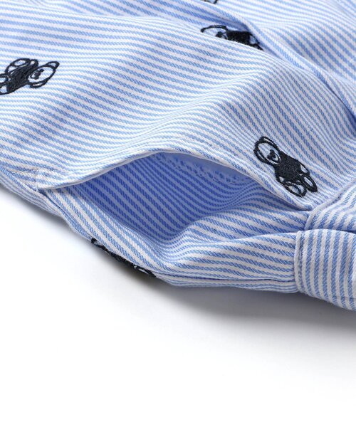 apres les cours（アプレレクール）の「【リンク】tiny bear 総柄刺繍ハーフパンツ（その他パンツ・キッズ・ブラック/ストライプ・120/110/100/90/80）」の15枚目の写真