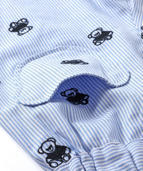 apres les cours（アプレレクール）の「【リンク】tiny bear 総柄刺繍ハーフパンツ（その他パンツ・キッズ・ブラック/ストライプ・120/110/100/90/80）」の17枚目の写真