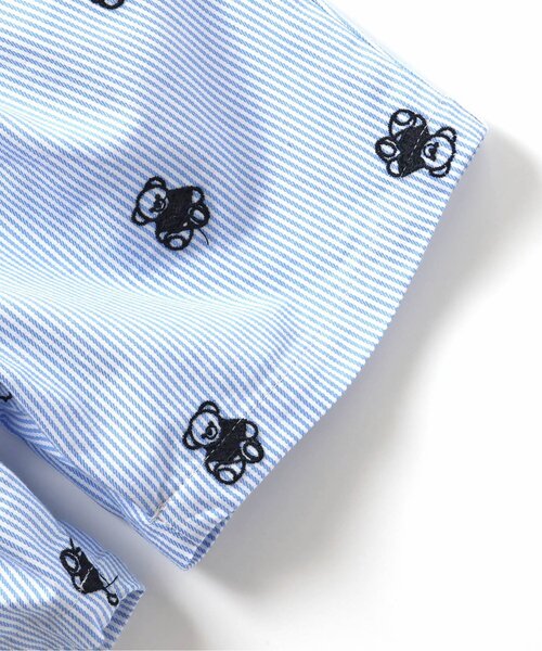 apres les cours（アプレレクール）の「【リンク】tiny bear 総柄刺繍ハーフパンツ（その他パンツ・キッズ・ブラック/ストライプ・120/110/100/90/80）」の22枚目の写真