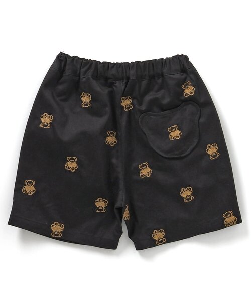 apres les cours（アプレレクール）の「【リンク】tiny bear 総柄刺繍ハーフパンツ（その他パンツ・キッズ・ブラック/ストライプ・120/110/100/90/80）」の18枚目の写真