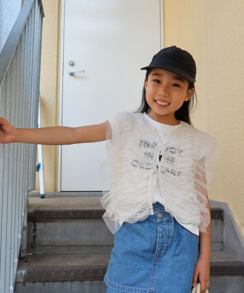 CIAOPANIC TYPY（チャオパニックティピー）の「■【KIDS】アソートロゴフォトフレンチスリーブTEE（Tシャツ/カットソー・キッズ・ホワイト/オフホワイト/ホワイト系その他・SMALL/MEDIUM/LARGE/X-LARGE/XX-LARGE）」の18枚目の写真
