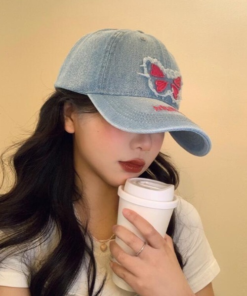 VIBGYOR Women（ヴィブジョー　ウィメン）の「【urge select】カジュアル デニム キャップ（キャップ・レディース・ブルー・FREE）」の3枚目の写真