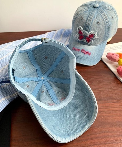 VIBGYOR Women（ヴィブジョー　ウィメン）の「【urge select】カジュアル デニム キャップ（キャップ・レディース・ブルー・FREE）」の5枚目の写真
