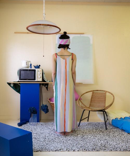 PAMM（パム）の「知性のストライプキャミワンピース（ワンピース