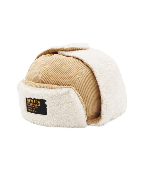 美品 NEWERA トラッパー フライトキャップ コーデュロイ ベージュ L ヴィンテージ 通販ファッション - ニューエラ トラッパー