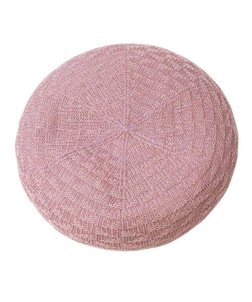 14+（イチヨンプラス）の「国産サーモベレー（ハンチング/ベレー帽・レディース・ブルー/ホワイト/ピンク/イエロー/オレンジ/ベージュ/グレー/チャコールグレー・MEDIUM）」の7枚目の写真