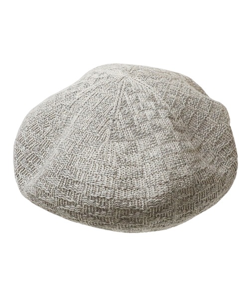 14+（イチヨンプラス）の「国産サーモベレー（ハンチング/ベレー帽・レディース・ブルー/ホワイト/ピンク/イエロー/オレンジ/ベージュ/グレー/チャコールグレー・MEDIUM）」の11枚目の写真