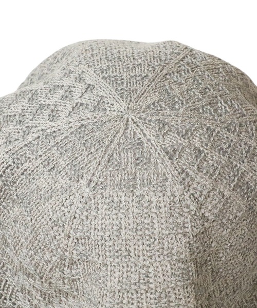 14+（イチヨンプラス）の「国産サーモベレー（ハンチング/ベレー帽・レディース・ブルー/ホワイト/ピンク/イエロー/オレンジ/ベージュ/グレー/チャコールグレー・MEDIUM）」の14枚目の写真