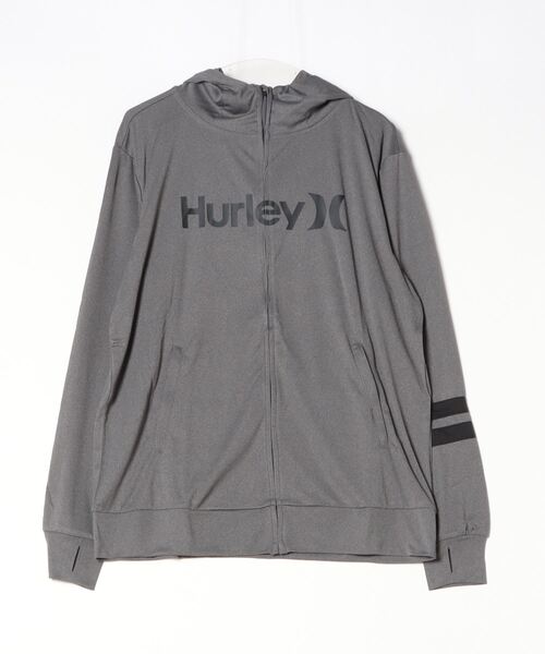 Hurley （ハーレー）の「ハーレー Hurley M RASH OAO FZ HOODIE（パーカー・メンズ・ブラック/ホワイト/チャコールグレー・M/S/L）」の3枚目の写真