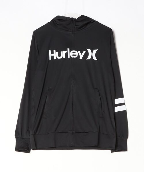 Hurley （ハーレー）の「ハーレー Hurley M RASH OAO FZ HOODIE（パーカー・メンズ・ブラック/ホワイト/チャコールグレー・M/S/L）」の2枚目の写真