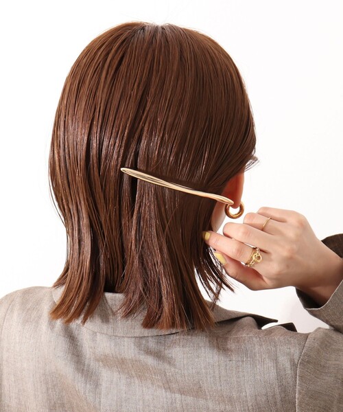 NOLLEY’S Sophi（ノーリーズソフィ）の「ニュアンスバレッタ（バレッタ/ヘアクリップ・レディース・シルバー/ゴールド・FREE）」の11枚目の写真