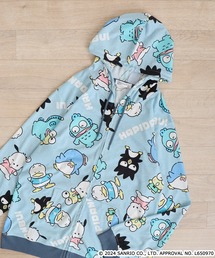 sanrio サンリオキャラクターズ 総柄ZIPパーカー