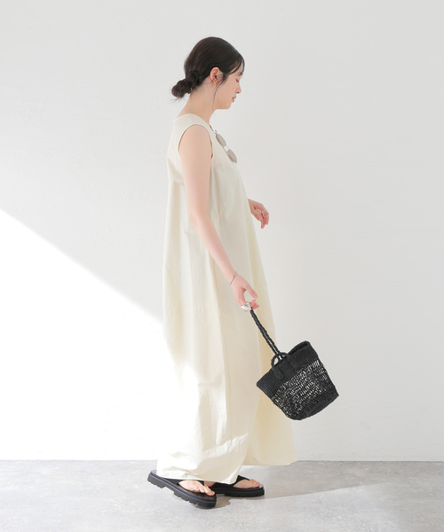 plage（プラージュ）の「SISAL SUKASHI AMI バッグ（かごバッグ・レディース・ブラック・FREE）」の3枚目の写真