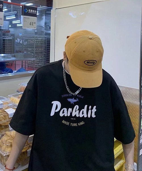 NOWLE（ノウル）の「【NOWLE】ビッグシルエット グラフィック フロント プリント 半袖 Tシャツ（Tシャツ/カットソー・メンズ・ホワイト/ブラック・MEDIUM/LARGE/X-LARGE）」の12枚目の写真