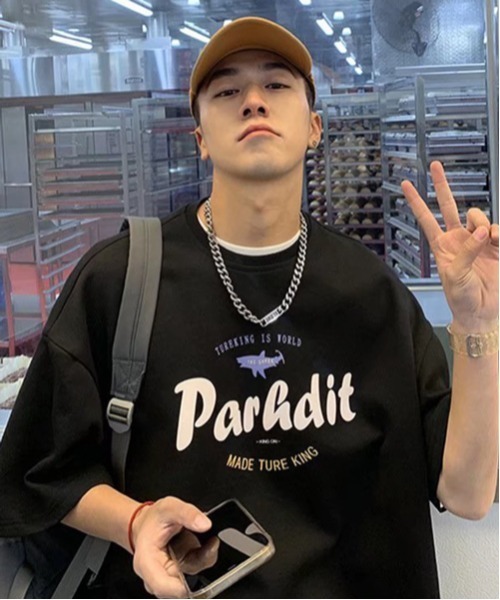 NOWLE（ノウル）の「【NOWLE】ビッグシルエット グラフィック フロント プリント 半袖 Tシャツ（Tシャツ/カットソー・メンズ・ホワイト/ブラック・MEDIUM/LARGE/X-LARGE）」の20枚目の写真