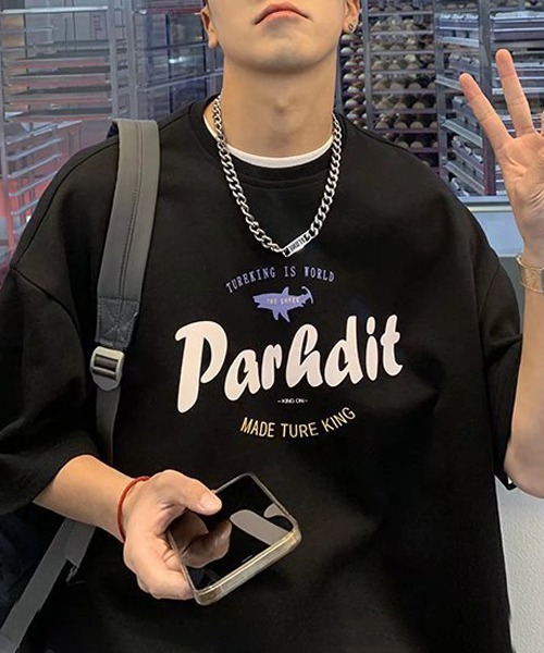 NOWLE（ノウル）の「【NOWLE】ビッグシルエット グラフィック フロント プリント 半袖 Tシャツ（Tシャツ/カットソー・メンズ・ホワイト/ブラック・MEDIUM/LARGE/X-LARGE）」の22枚目の写真