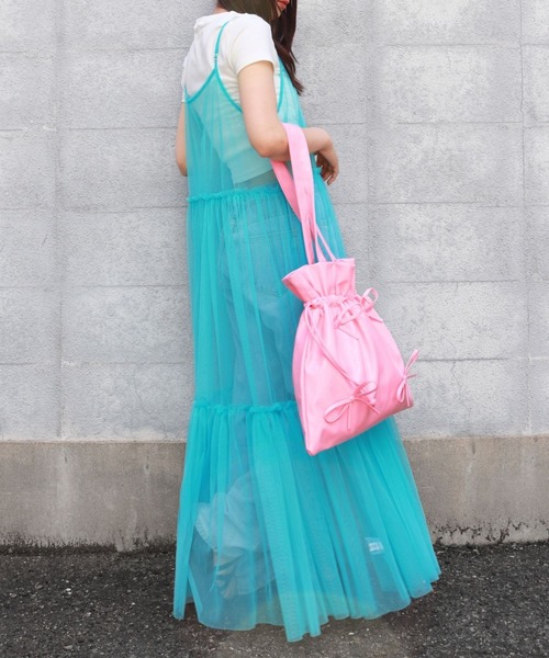 AMBIDEX Store △〇タイプライターfrill カットソーワンピース(F