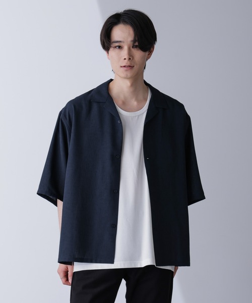 NANO universe（ナノユニバース）の「リラックススムースタンクトップ（Tシャツ/カットソー・メンズ・ブラック/ホワイト・M/L）」の7枚目の写真