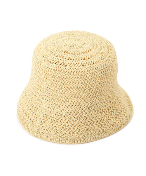 FREE'S MART（フリーズマート）の「ウェーブサーモハット（ハット・レディース・ホワイト/ブラック・ﾌﾘ-）」の6枚目の写真