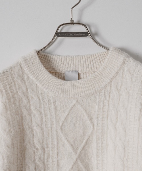 Fragrance cable knit/フレグランスケーブルニット（ニット/セーター