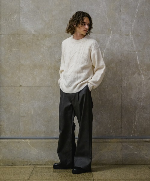 CASPER JOHN（キャスパージョン）の「Fragrance cable knit