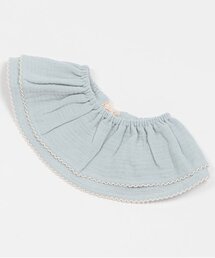 petit main | ピコミシン付きフリル襟スタイ(スタイ/よだれかけ)