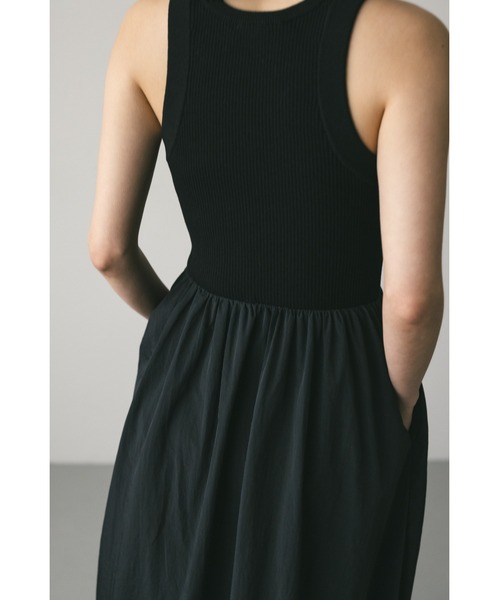 スタイルミキサー　アメスリコンビネーションワンピース　ブラック 黒　Ｍサイズ セール】アメスリコンビネーションワンピース（ワンピース