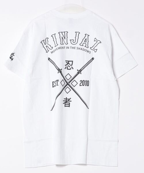 B.I.D.(ビーアイディー)の「《KINJAZ》Graphic T(Tシャツ/カットソー・メンズ・ブラック/ホワイト・LARGE/MEDIUM)」の4枚目の写真