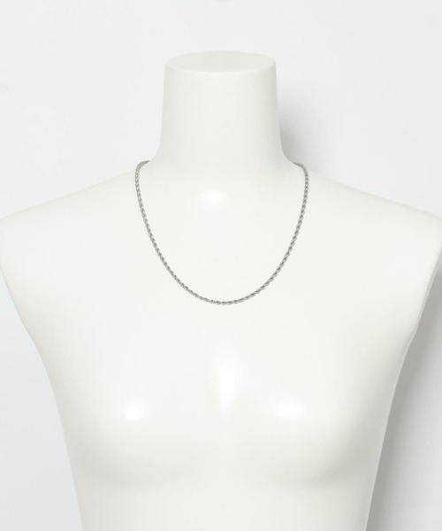 URBAN RESEARCH DOORS（アーバンリサーチドアーズ）の「ツイストチェーンネックレス（ネックレス・メンズ・シルバー・-）」の5枚目の写真