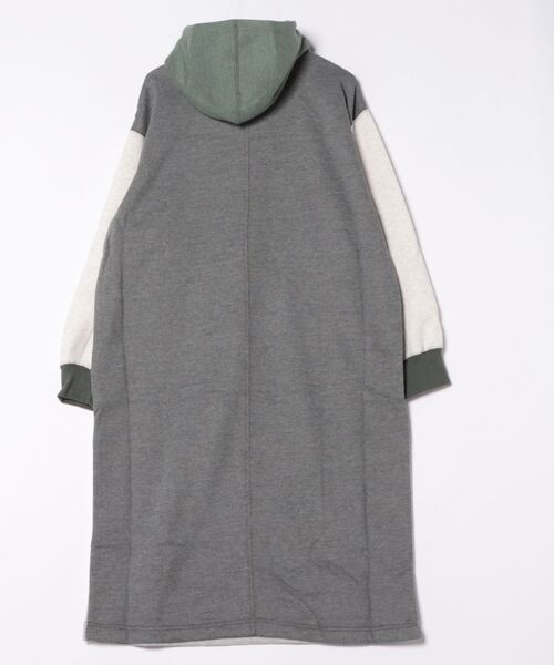 KRIFF MAYER Lady's Collection（クリフメイヤーレディースコレクション）の「裏起毛杢スウェットワンピ（ワンピース・レディース・チャコール/オートミール/オレンジ/グリーン/カラフル/グレー・MEDIUM/LARGE）」の7枚目の写真